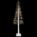vidaXL Stjerneformet juletre Hvit 180 cm Plast 432 LED-lys
