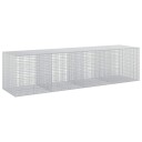 vidaXL Gabion med 3,5 mm wire og 5x2,5 cm nett 400x100x100 cm