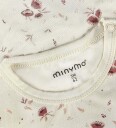 Minymo Body k/e   Viskose   Peach Pisk m. Blomster   Minymo   56   Kortermet body   Beige