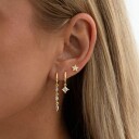Timi Of Sweden Carina Crystal Party Hoop Earrings