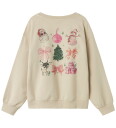 name it Nkfrasab Ls Nreg Sweat Bru Box Beige 116