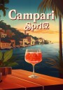 Campari Spritz Seaside Sunset Plakat / 30x40