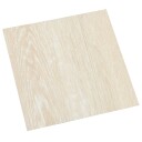  Gulvplanker 5,11 m² 55 pcs PVC Hvit og Beige