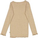 Wheat Rib Genser Lace Dark Oat Melange (104 / 4 år)