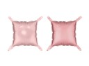 4 stk Tosidig Rosa Firkantet Folie Ballong for Backdrop/Bakgrunn 35x35 cm