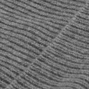 Joshua Ellis Rib Knit Cashmere Beanie Hat Grey