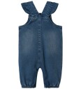 Name It Nbfnaja denim overall til baby Dark Blue Denim