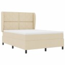  Himmelseng med madrass Krem 160x200 cm Stoff