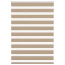  Sebragardin sandbrun 110x100 cm stoff bredde 105,9 polyester