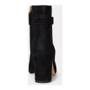 Lauren Ralph Lauren Kellie Suede Bootie Heel - Black - 37