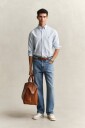 GANT Reg Classic Oxford Stripe Shirt   Blue   S
