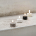 UYUNI Lighting Led Tealight 400~ Battery Incl. - Beige - H2.1CM