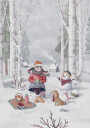 Winter Girl Plakat Plakat / 40x50cm