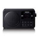 Lenco PDR 033BK Bærbar DAB+/FM-radio med Bluetooth® Svart