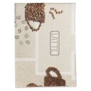 Voksduk Kaffe   Beige brun
