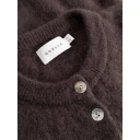 Noella Kae Ss Knit Cardigan - Brown - S/M