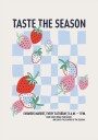 Farmers Market Strawberries Plakat Plakat / 50x70cm