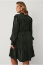 Ellos Plus collection   Kjole i sateng   Grønn