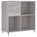  Hifi benk grå sonoma 84,5x38x89 cm konstruert tre