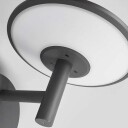 Lucande Utendørs LED-vegglampe Fenia med bevegelsessensor