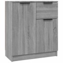 vidaXL Skjenk grå sonoma 60x30x70 cm konstruert tre