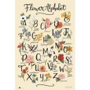 Flower Alphabet Plakat - 91,5 x 61 cm