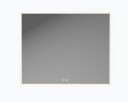 Fossbad Angular speil 60/100/120 cm med lys/antidugg