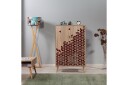 Brokind Oppbevaringsskap 80 cm - Brun/Rød