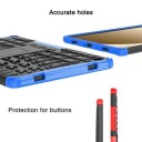 Samsung Galaxy Tab A9+ Anti-Slip Hybrid-deksel med Stativ Blå / Svart