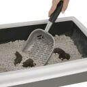 Kattespade Metall Svart 35X14Cm