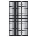  Romdeler 3 paneler svart heltre keisertre 8721012074637