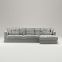 Decotique Le Grand Air 3 Seter Sofa Lin Divan Høyre Foggy Morning