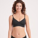 Sloggi BH ZERO Microfibre 2.0 Bralette Svart Small Dame