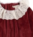 Konges Sløjd Red Dahlia Venola Romper Grs 3 mdr