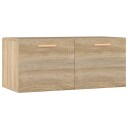 vidaXL Veggskap sonoma eik 80x35x36,5 cm konstruert tre