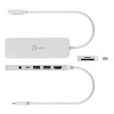 J5create USB-C 3.2 Dokkingstasjon med HDMI - Hvit