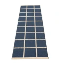 Pappelina Vevd Teppe Criss Dark Blue 70x225 cm