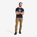 Revolutionrace Easy Graphic T shirt Herre Deep Navy S Herre Overdeler T skjorter
