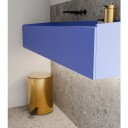 Unidrain Reframe søppelbøtte 4 liter messing