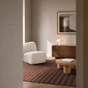 Ullteppe   Brenta Handloom Wool Premium brun Størrelse: 200 x 290 cm