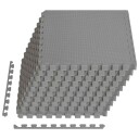 vidaXL Bassenggrunnmatte 40 stk. Grå 14,4 m² EVA Skum