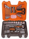 Bahco S910 Pipenøkkelsett 1/2 og 1/4" - 91 deler Håndverktøy