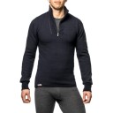 Woolpower Zip Turtleneck 400 Blå XS Man