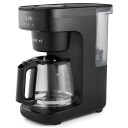 Instant 12-Kopps Dryppfri Kaffemaskin med Programmerbar Timer - Svart