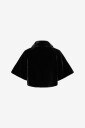 Vila   Fuskepelsjakke Vifully Short Faux Fur Cape/Ef   Svart