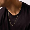 IX Studios Figaro Halskjede 22 kt. Gullforgylt sølv DMMFG060GD50 - Unisex - 925 sterling silver