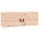 vidaXL Veggskap 2 stk 80x30x30 cm heltre furu