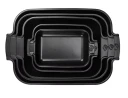 Peugeot Appolia keramisk form 29,5 x 36 cm Satin black