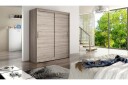 Leila Garderobe 150 cm Skyvedører - Lys Eik