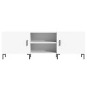 vidaXL TV-benk hvit 150x30x50 cm konstruert tre 8720845427054